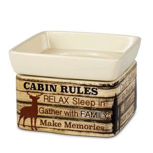 Cabin Rules Candle, Wax Tart and Oil Warmer